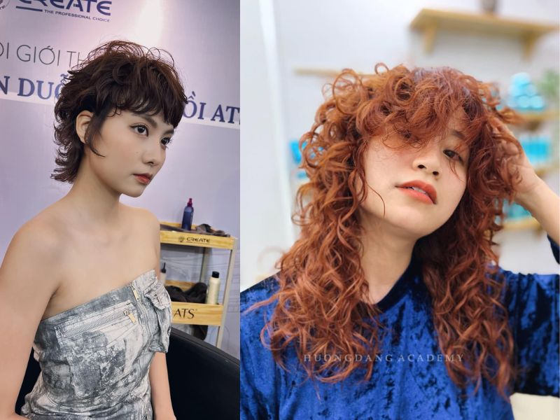 Các kiểu tóc mullet tại Salon Hương Đặng