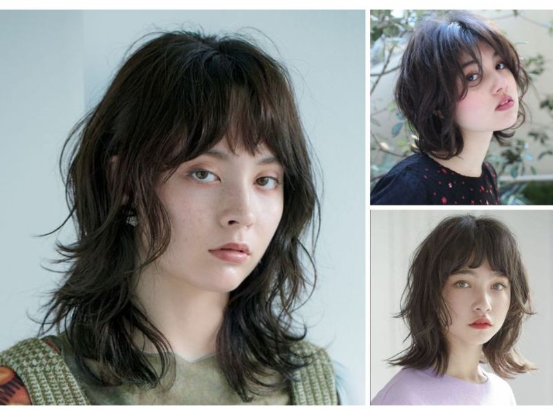 Kiểu tóc Mullet Layer nữ cho mặt tròn