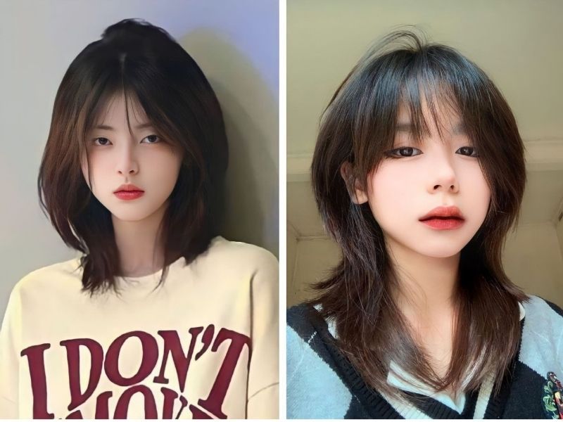 Kiểu tóc nữ Thu Đông Mullet