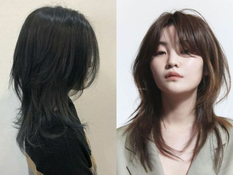 Kiểu tóc nữ Thu Đông Wokfcut