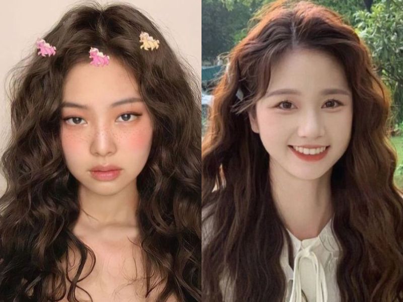 Mặt dài chọn kiểu tóc Hàn Quốc nữ nào