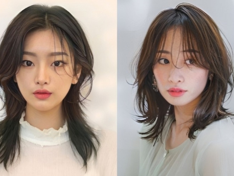 Các kiểu tóc layer nữ cho mặt trái xoan