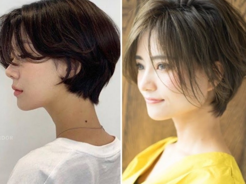 Kiểu tóc tém phù hợp cho mặt vuông