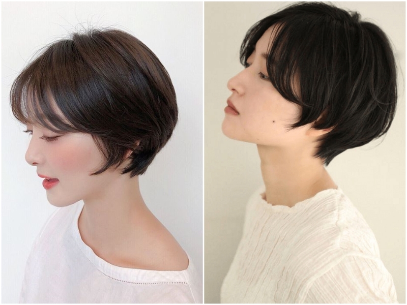 Kiểu tóc tém nữ uốn phồng 