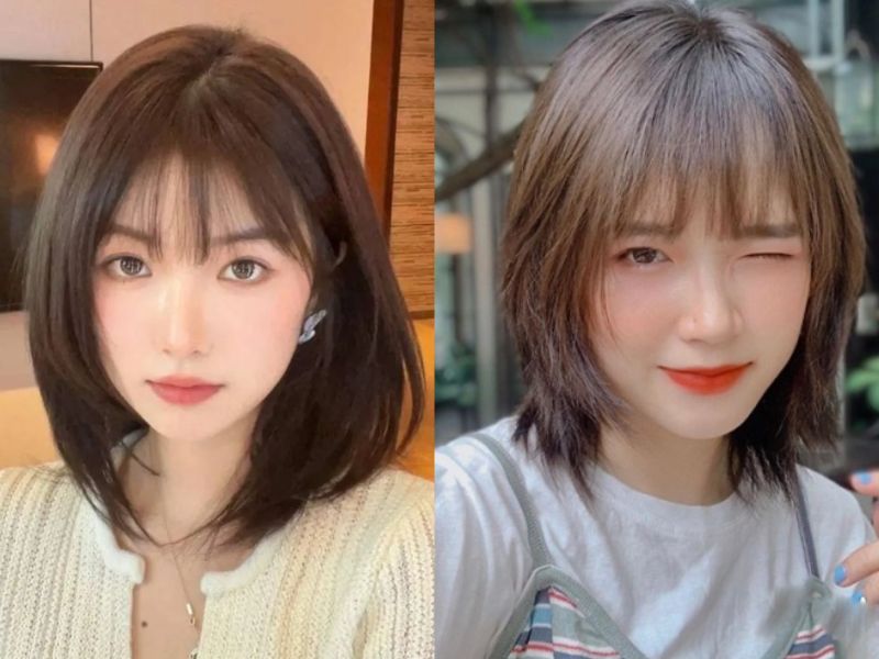 Tóc bob nữ ngắn ngang vai