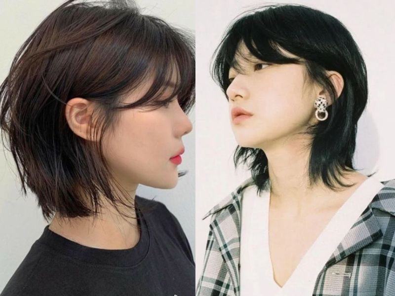 Tóc mullet bob nữ